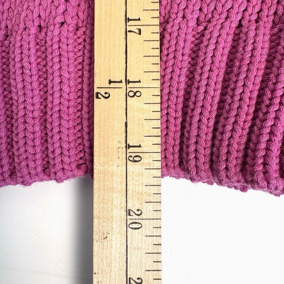 ANTHROPOLOGIE MAEVE The Pippa Pullover Sweater Size M Mauve Chunky Knit - Picture 8 of 8